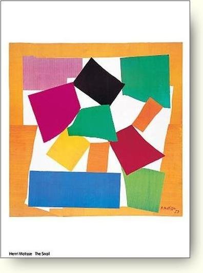 "The Snail" Paper Collage by Matisse